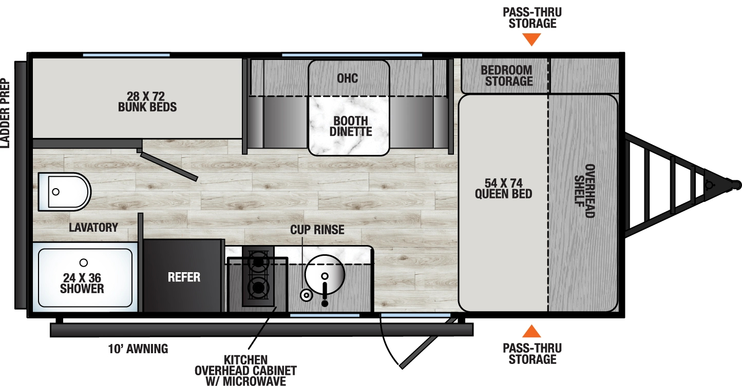 A photo of this 2026 Coachmen CLIPPER 17CBH
