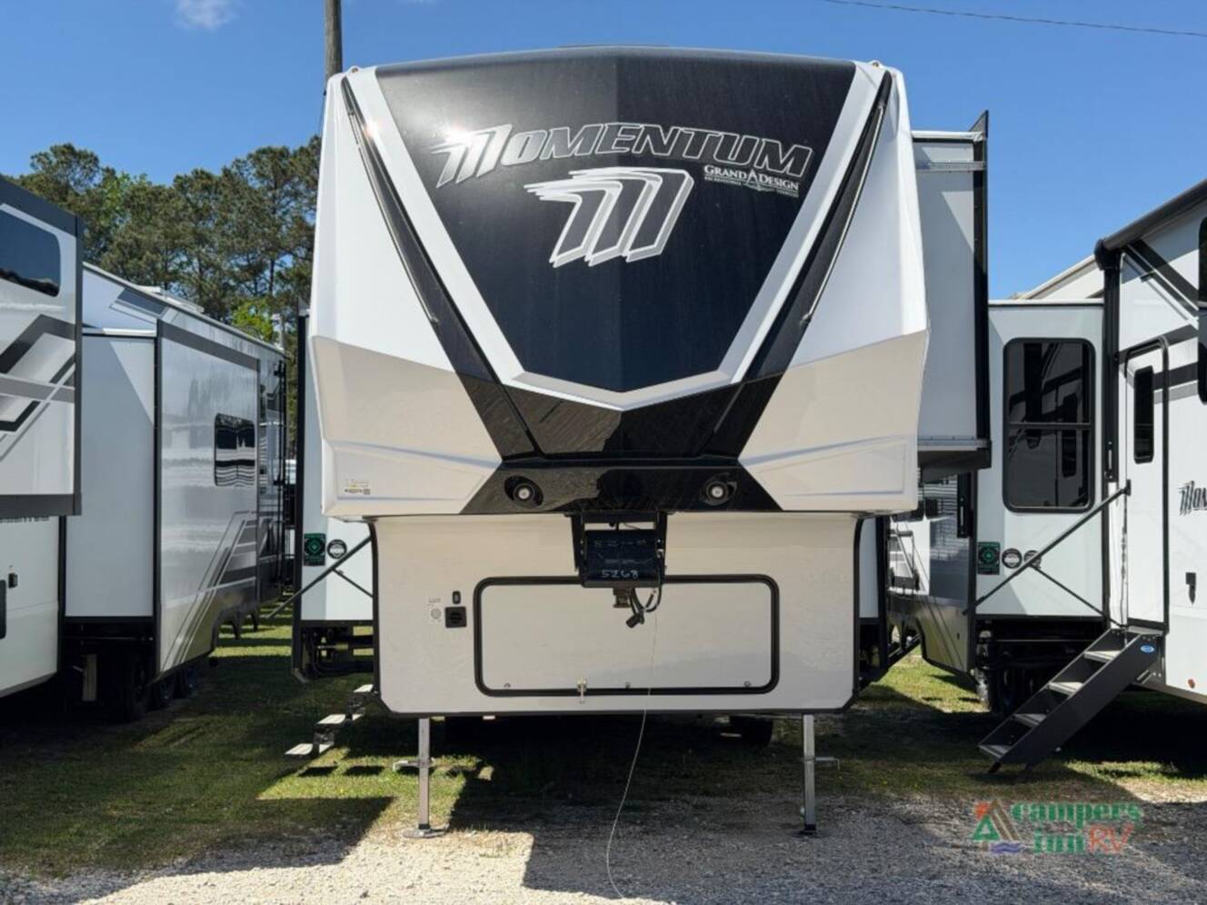 A photo of this 2026 Grand Design Momentum G-Class 320G