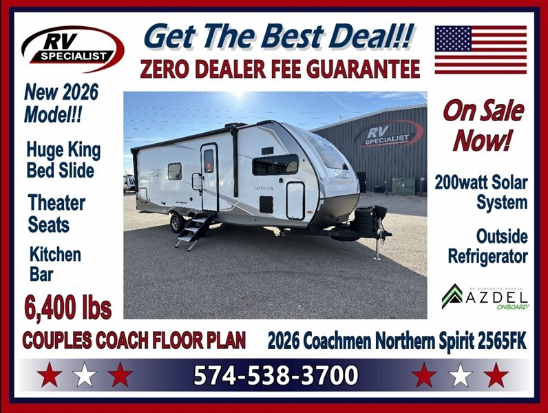 2026 Coachmen Northern Spirit 2565FK in goshen IN