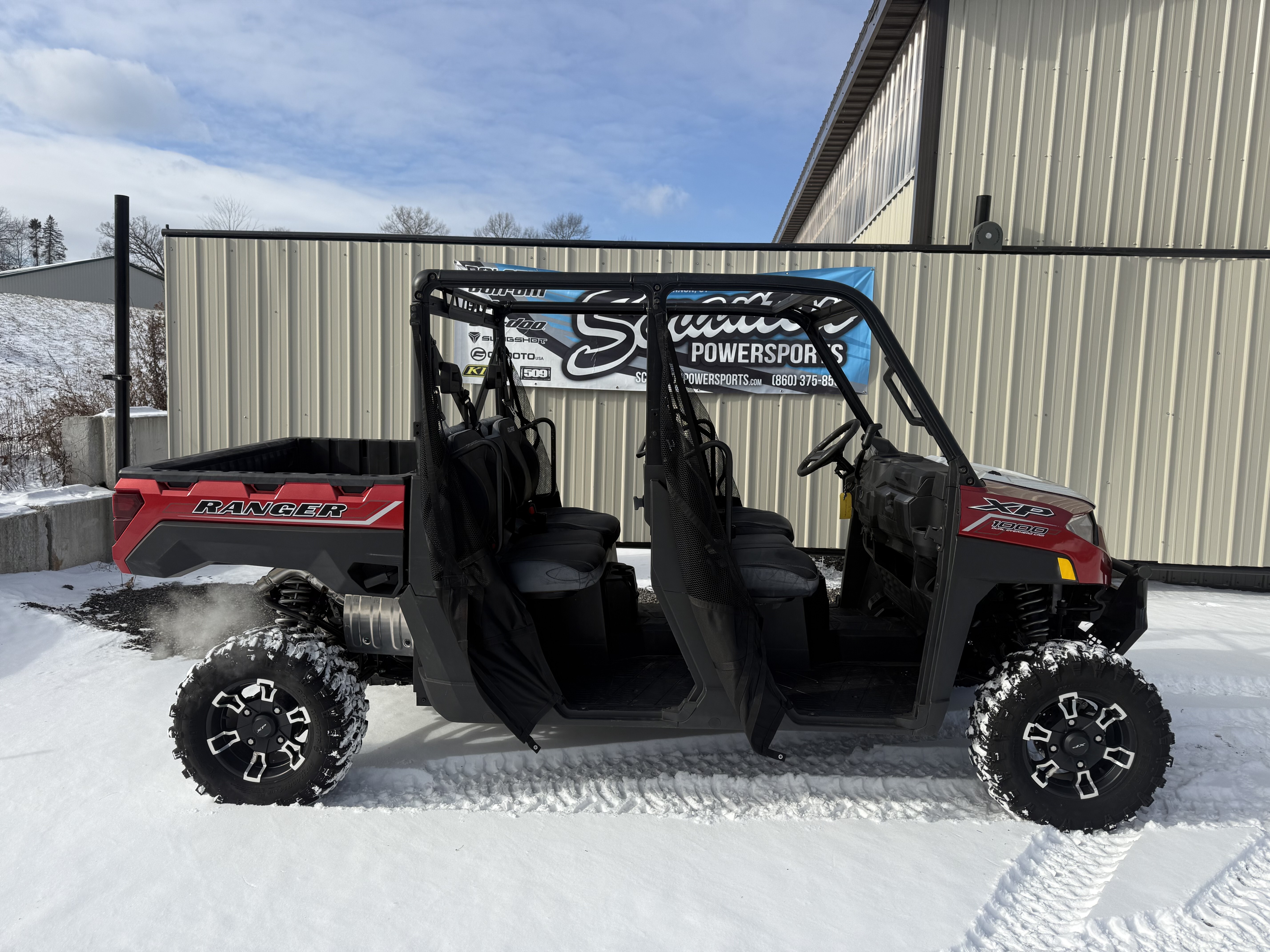 Red Polaris Ranger Crew Xp 1000 Four Wheelers For Sale - ATV Trader