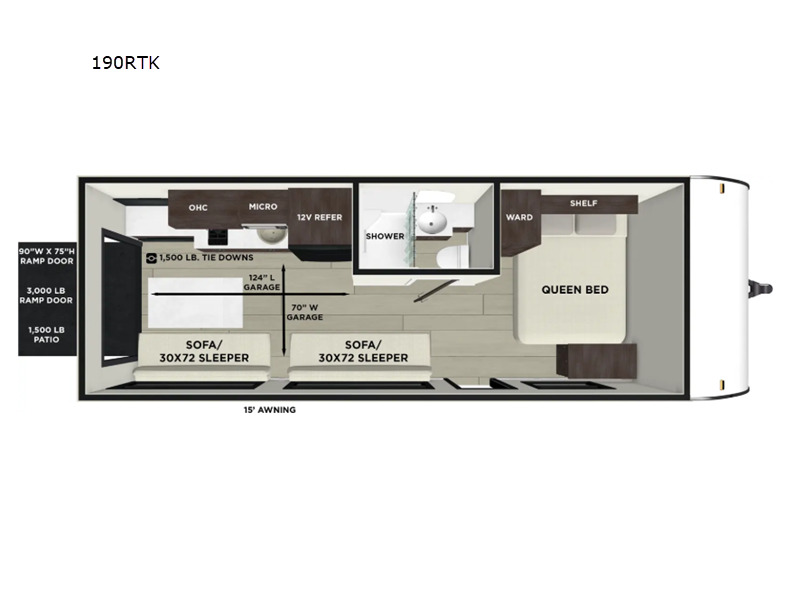2026 Forest River Rv Salem FSX 190RTK in fremont OH