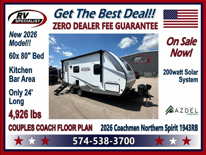 2026 Coachmen Northern Spirit 1943RB in goshen IN