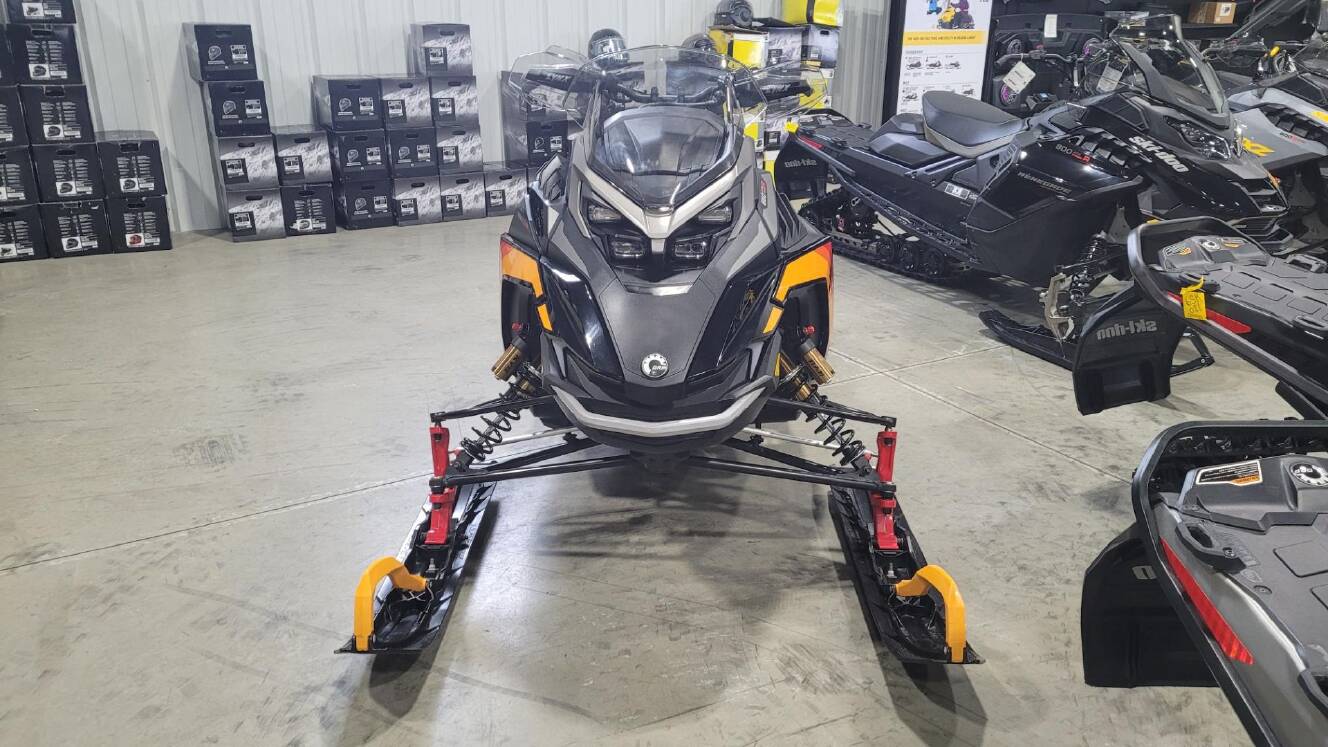 A photo of this 2025 Lynx Rave GLS 850 E-TEC Turbo R Ice Ripper XT 1.5 SHOT w/ 1
