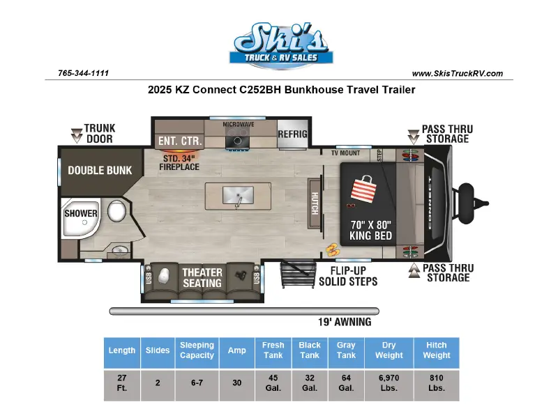 2025 KZ RV Connect C252BH