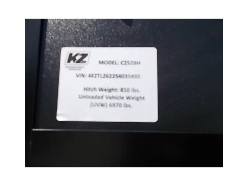 2025 KZ RV Connect C252BH