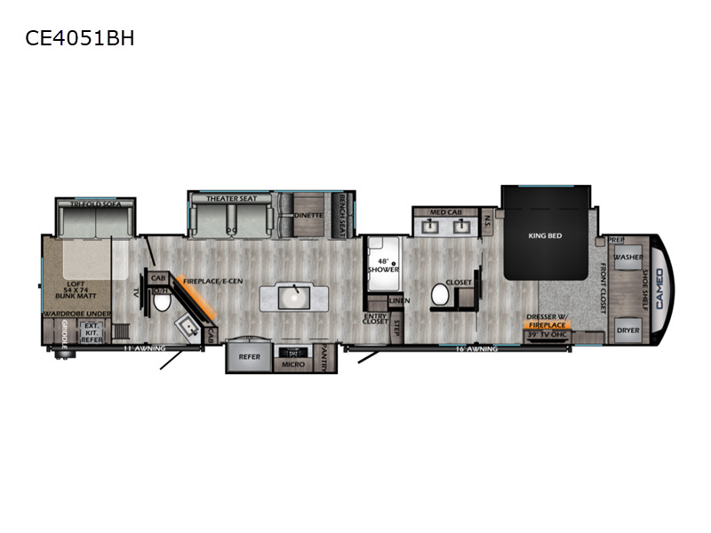 2022 Crossroads Rv Cameo 4051BH CE4051BH in thackerville OK