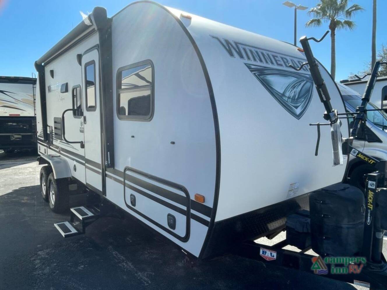 A photo of this 2020 Winnebago Industries Towables Minnie Drop 210RBS
