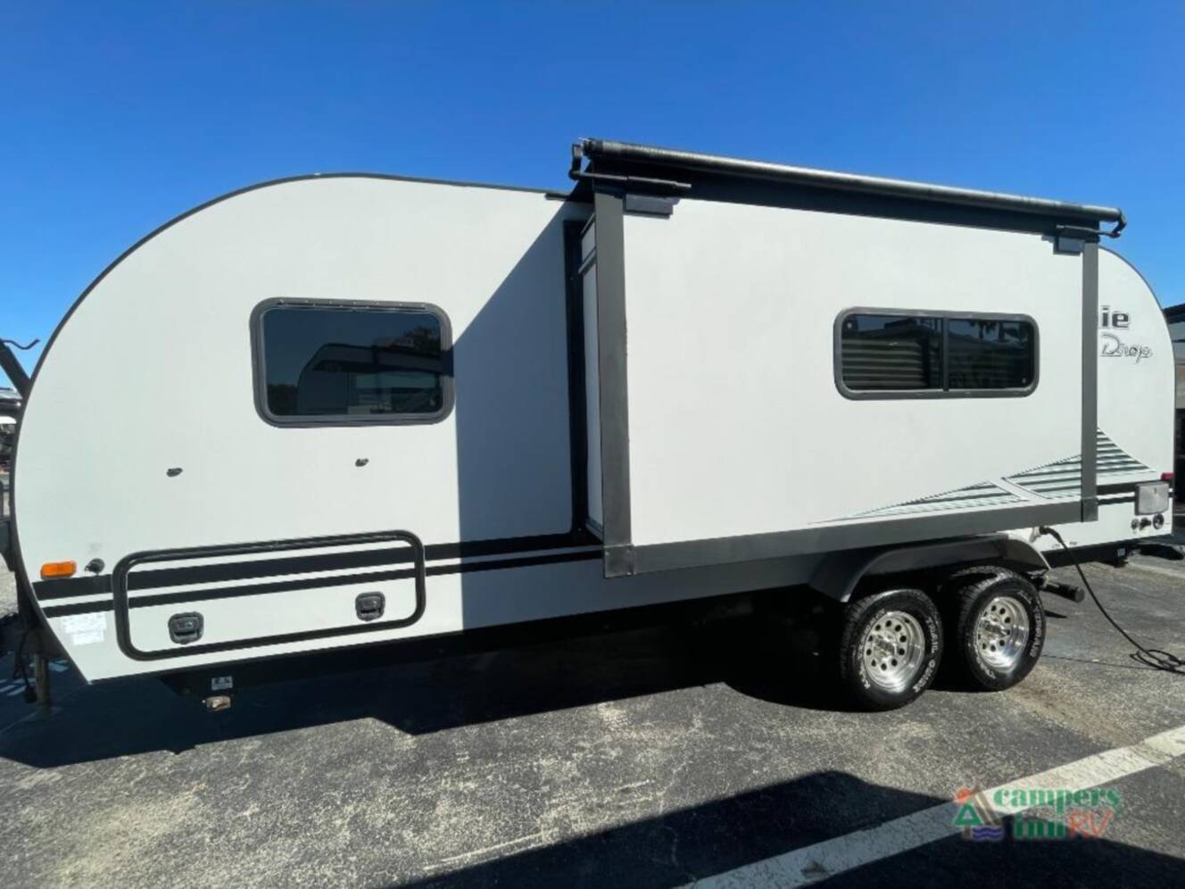 A photo of this 2020 Winnebago Industries Towables Minnie Drop 210RBS