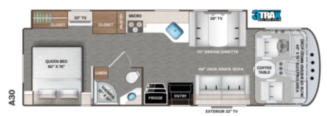 A photo of this 2023 Thor Motor Coach Freedom Traveler A30