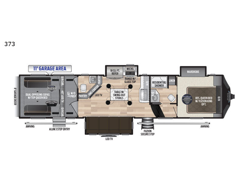 2019 Keystone Rv Fuzion 373 in cicero NY