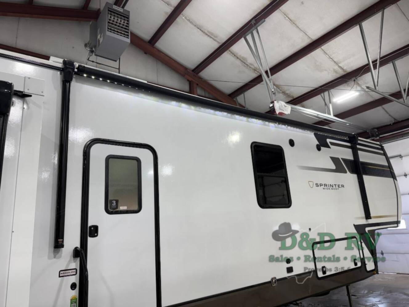 A photo of this 2026 Keystone Rv Sprinter 3840LRK