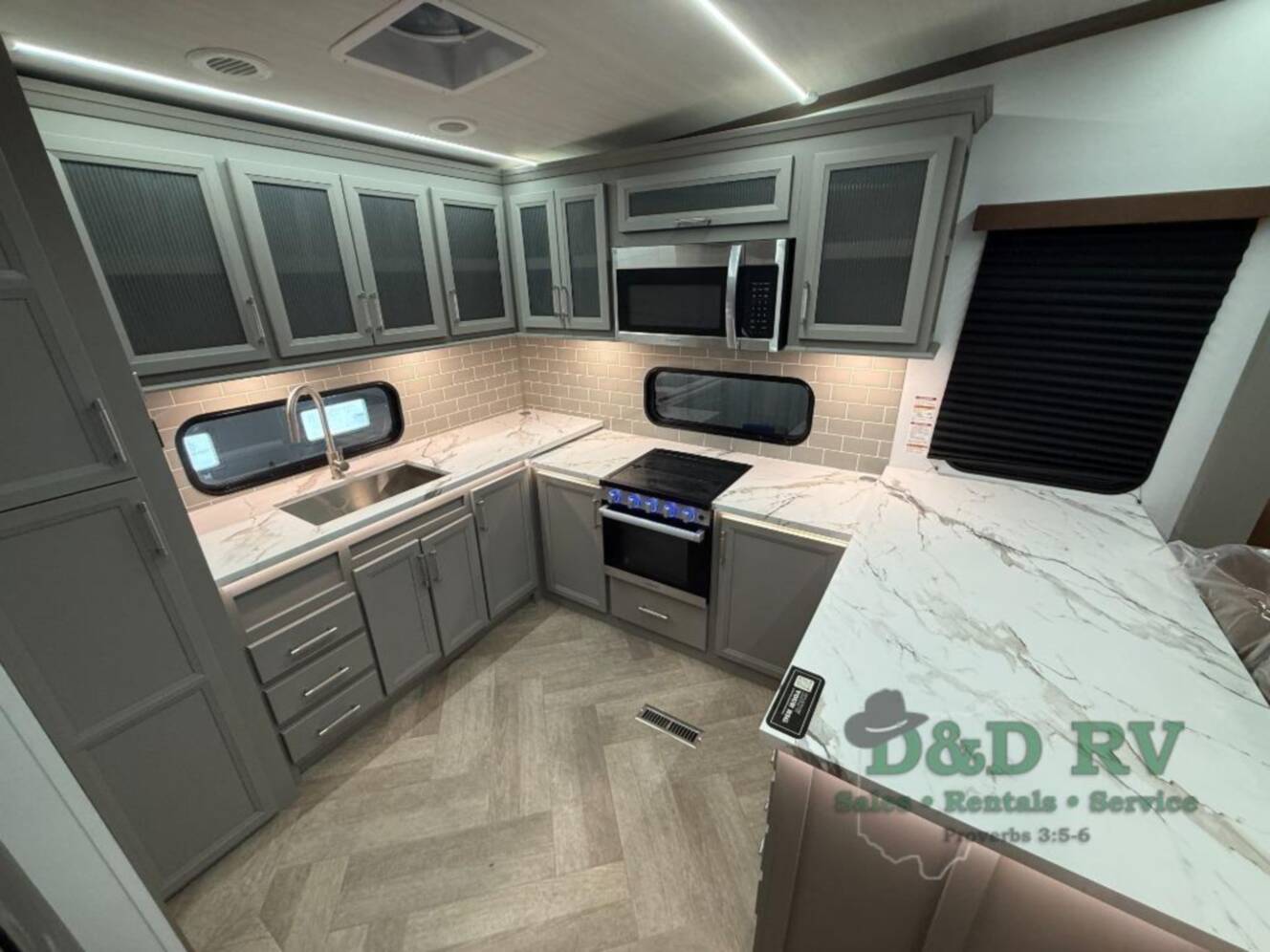 A photo of this 2026 Keystone Rv Sprinter 3840LRK