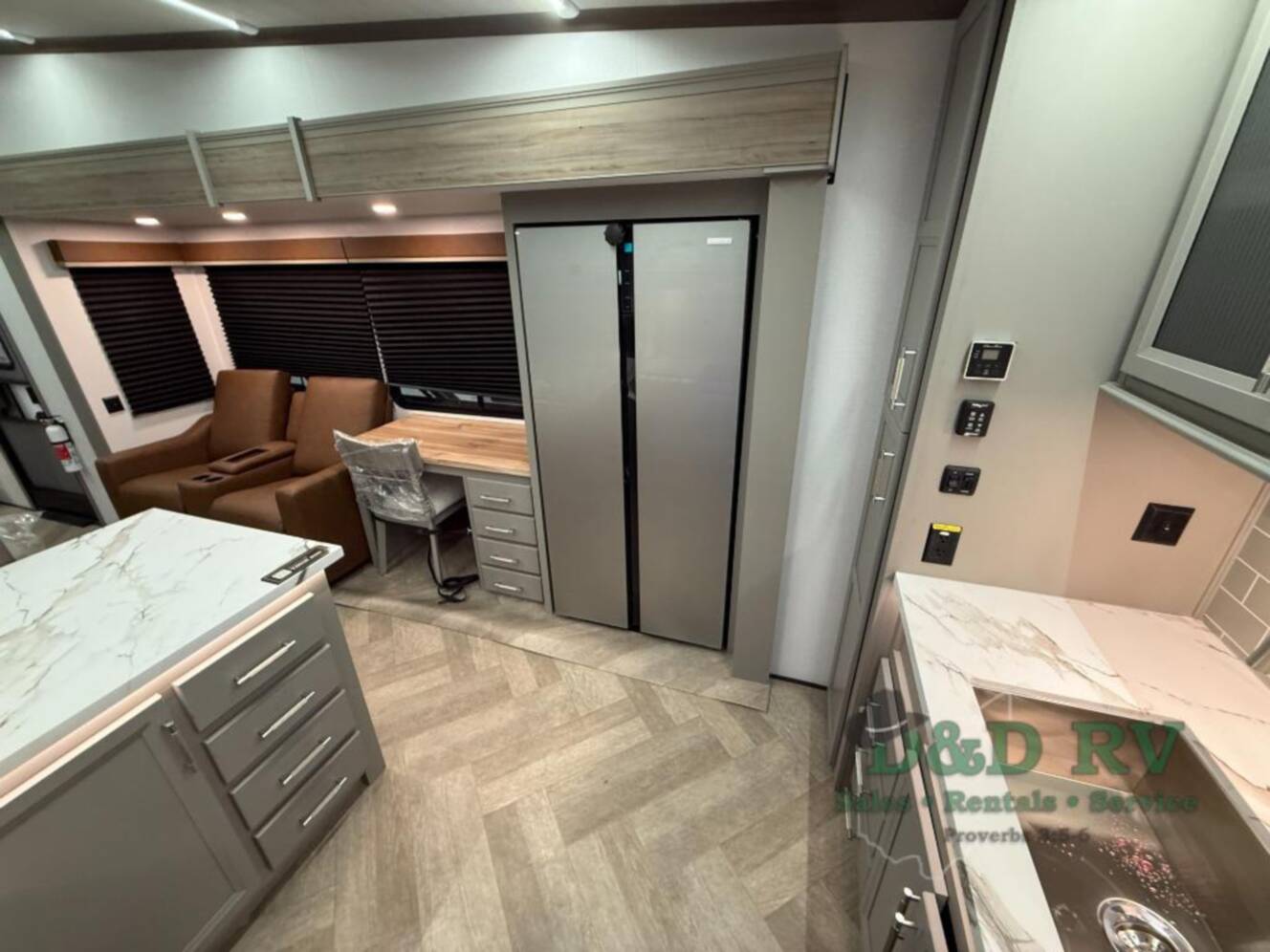 A photo of this 2026 Keystone Rv Sprinter 3840LRK