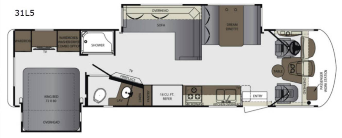A photo of this 2018 Forest River Rv Georgetown 5 Series 31L5