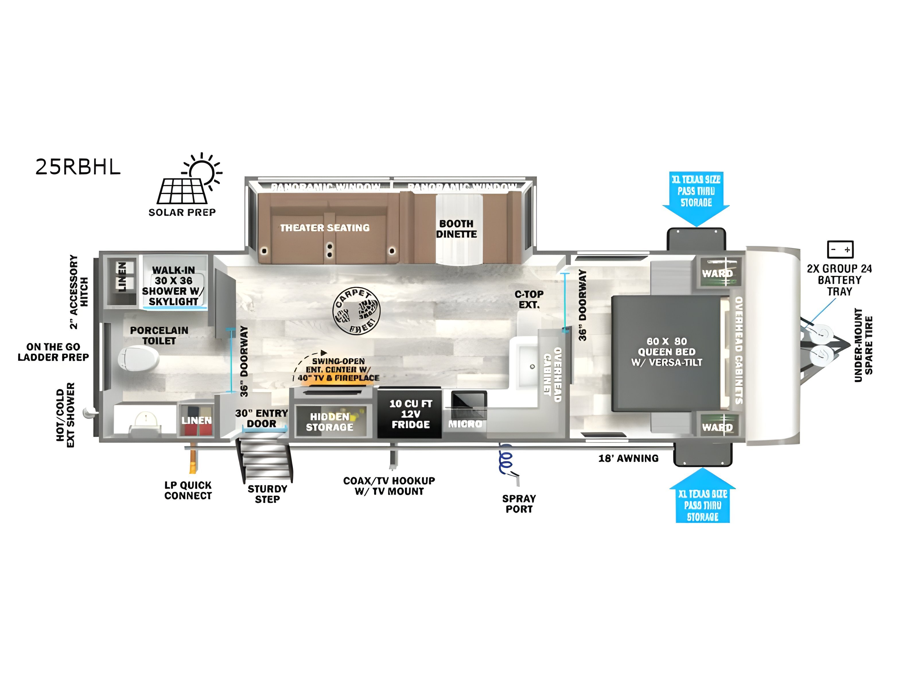2026 Forest River Rv Salem Hemisphere Hyper-Lyte 25RBHL in fremont OH