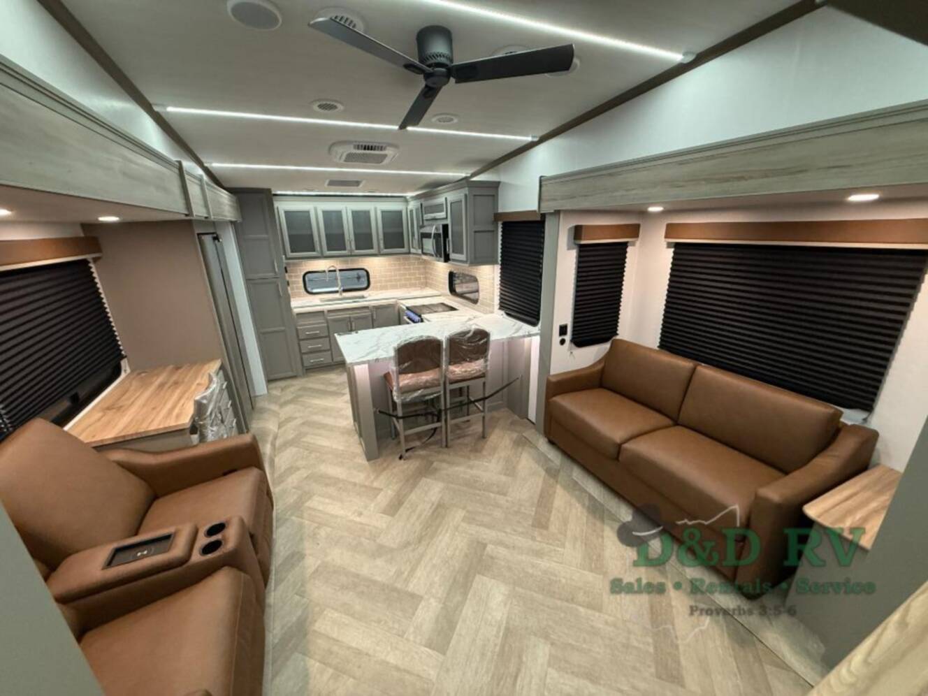 A photo of this 2026 Keystone Rv Sprinter 3840LRK