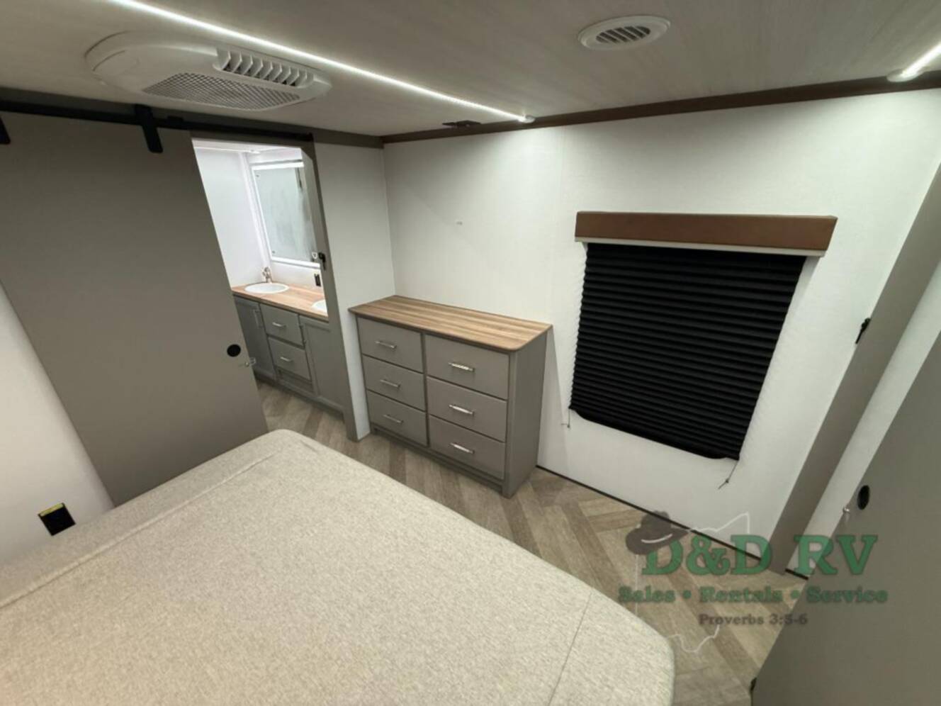 A photo of this 2026 Keystone Rv Sprinter 3840LRK