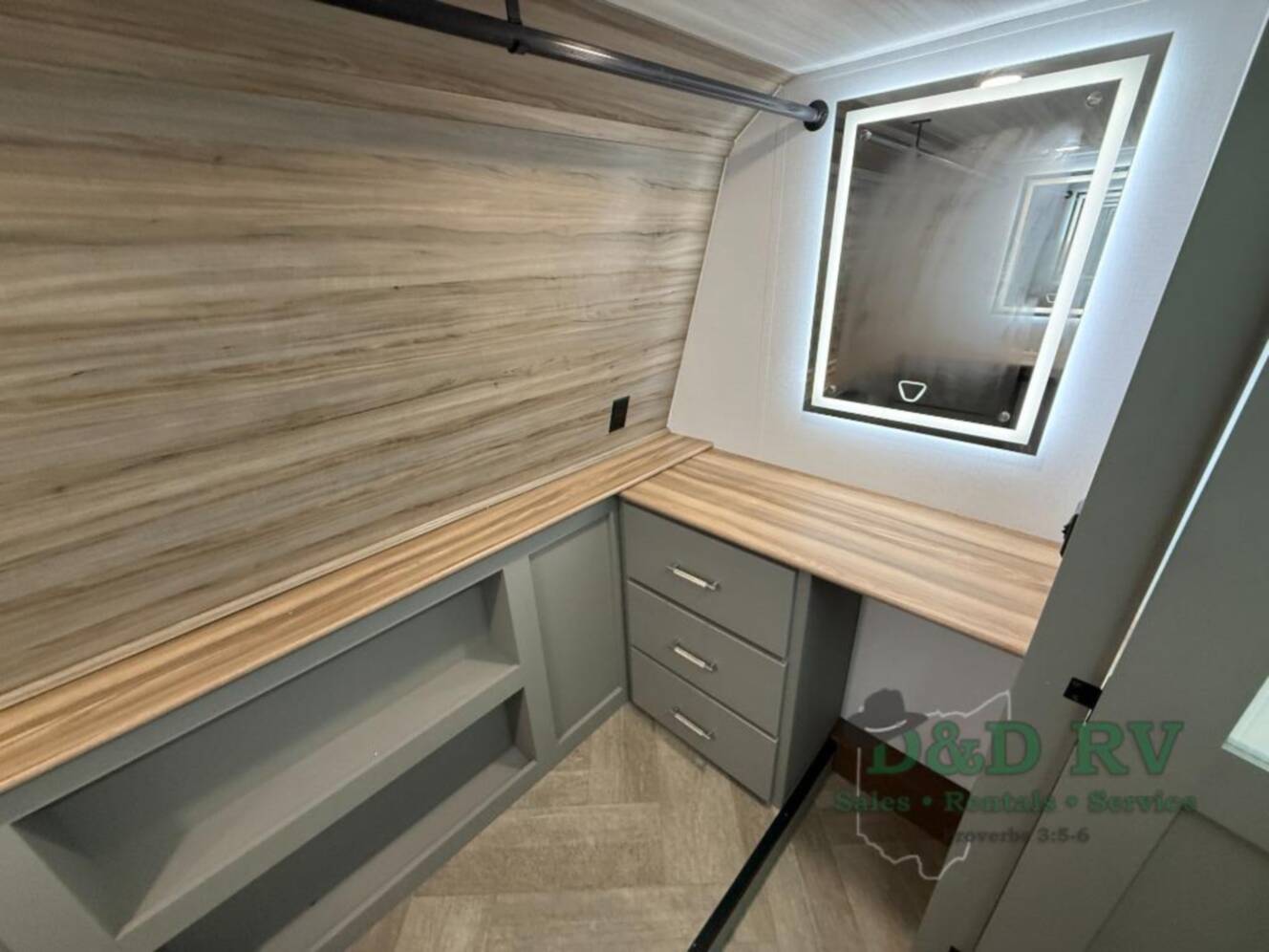 A photo of this 2026 Keystone Rv Sprinter 3840LRK