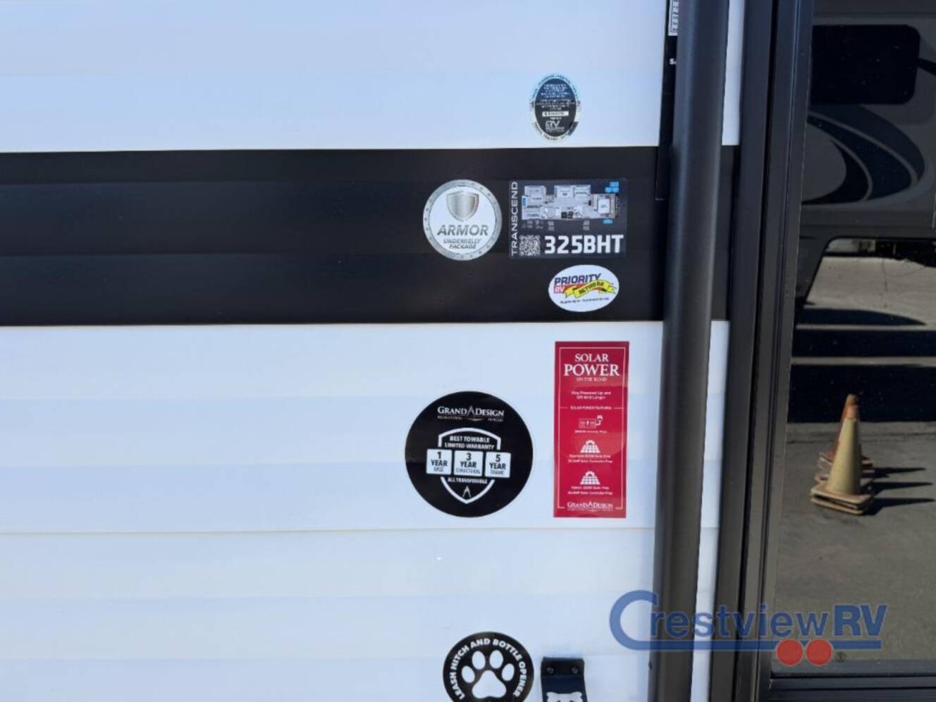 A photo of this 2026 Grand Design TRANSCEND 325BHT