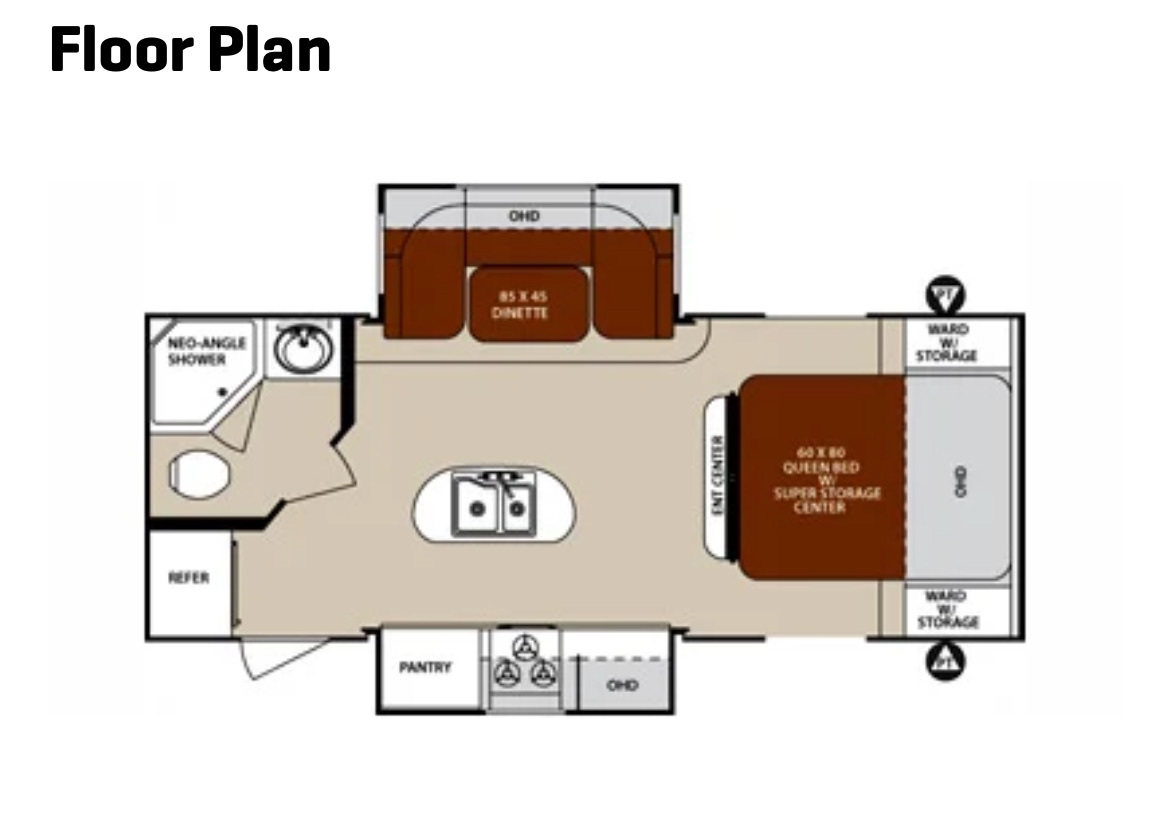 2014 Forest River SURVEYOR CADET SC226RBDS in tempe AZ