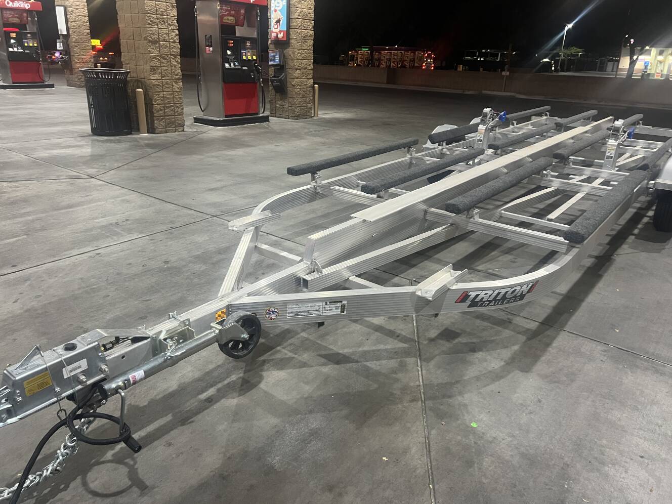 A photo of this 2026 Triton EWCIV - 4 place aluminum trailer