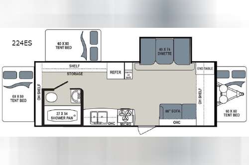 2018 Dutchmen AEROLITE 224ES in new hudson MI