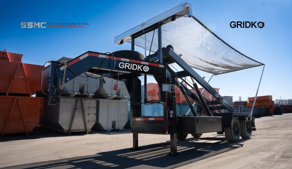 2026 GRIDKO 14' Gooseneck Roll Off Trailer - Standard Rail in Statesville, NC