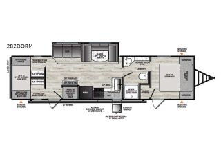 2025 FOREST RIVER VIKING 6K SERIES 282DORM