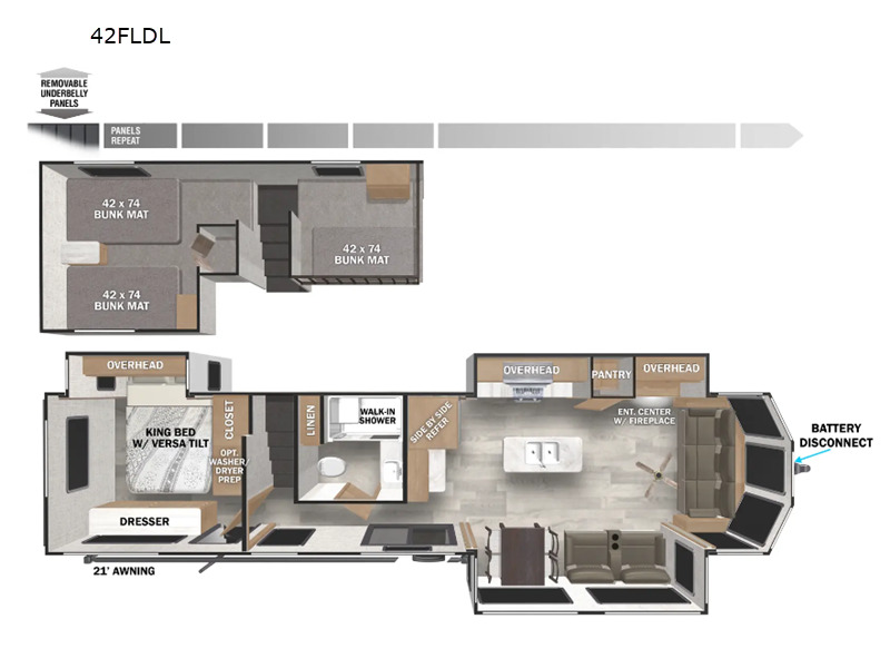 2025 Forest River Rv Wildwood Grand Lodge 42FLDL in new ulm MN