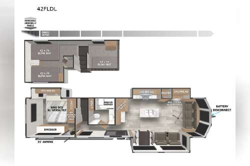 2025 Forest River Rv Wildwood Grand Lodge 42FLDL in new ulm MN