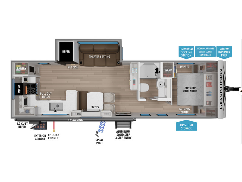 A photo of this 2026 Grand Design Transcend 285RKT
