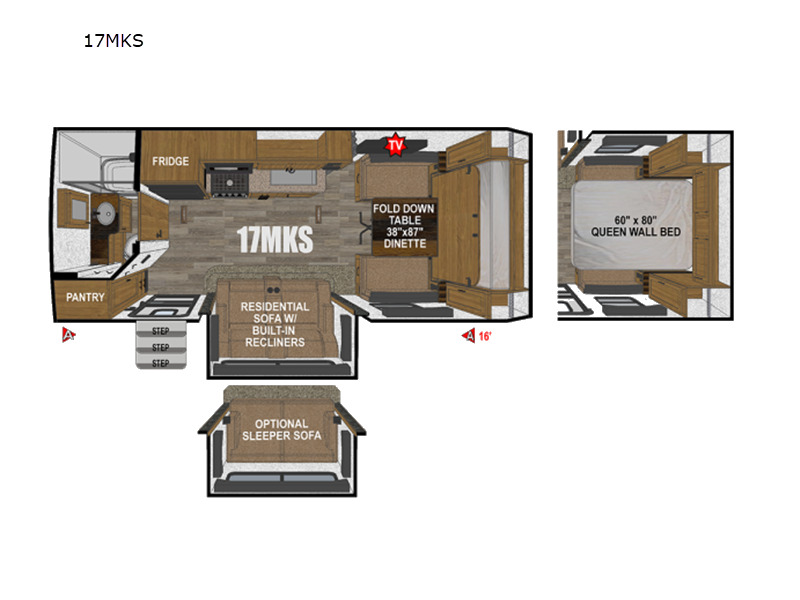 2026 Outdoors Rv MOUNTAIN CREEK SIDE 17MKS in fort worth TX