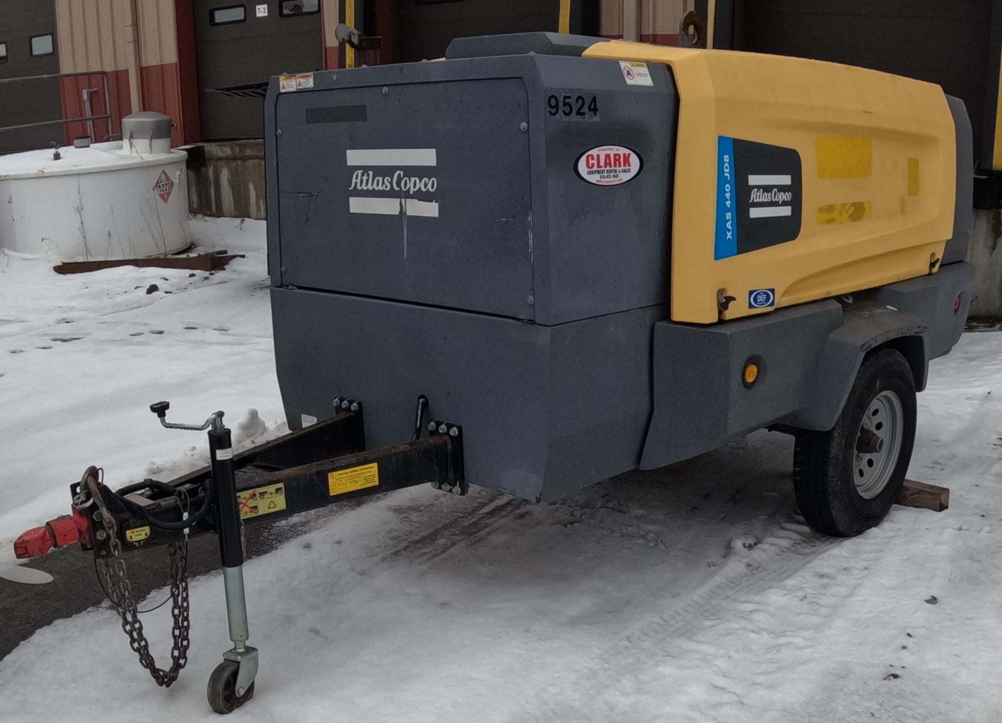 2021 ATLAS COPCO XAS440JD Air Compressor
