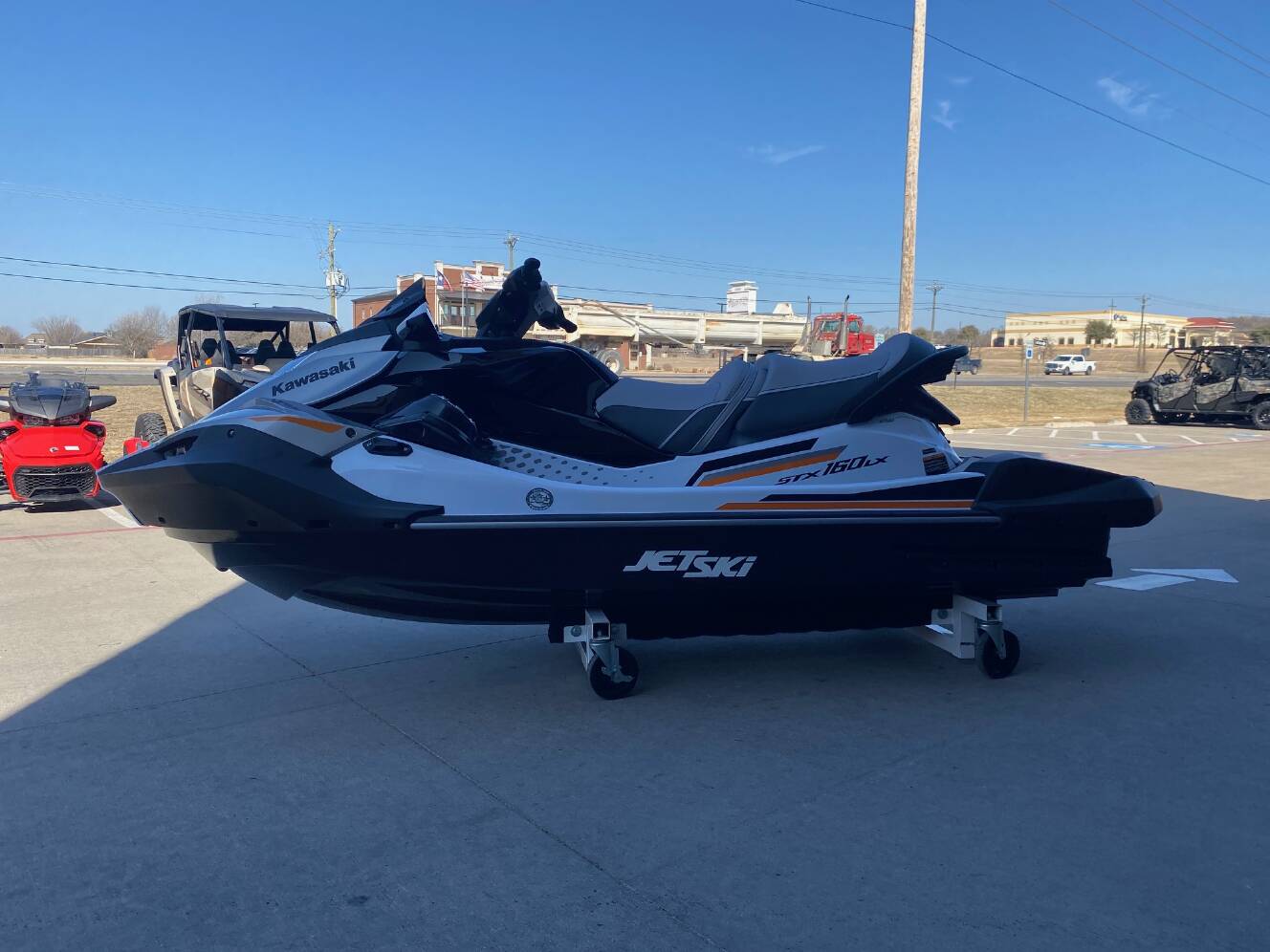 A photo of this 2026 Kawasaki Jet Ski STX 160LX