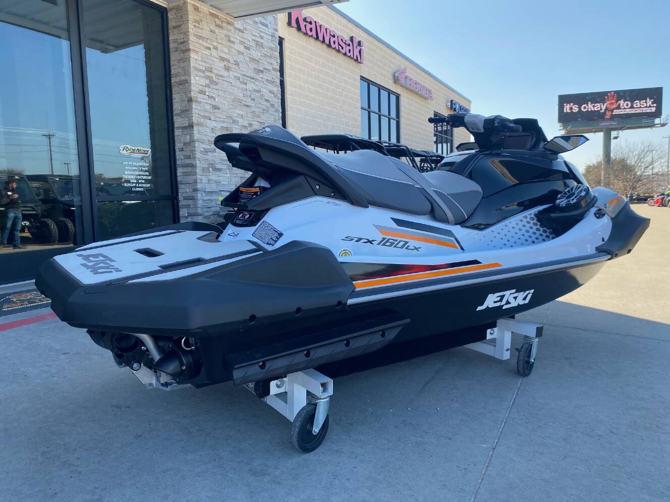 A photo of this 2026 Kawasaki Jet Ski STX 160LX