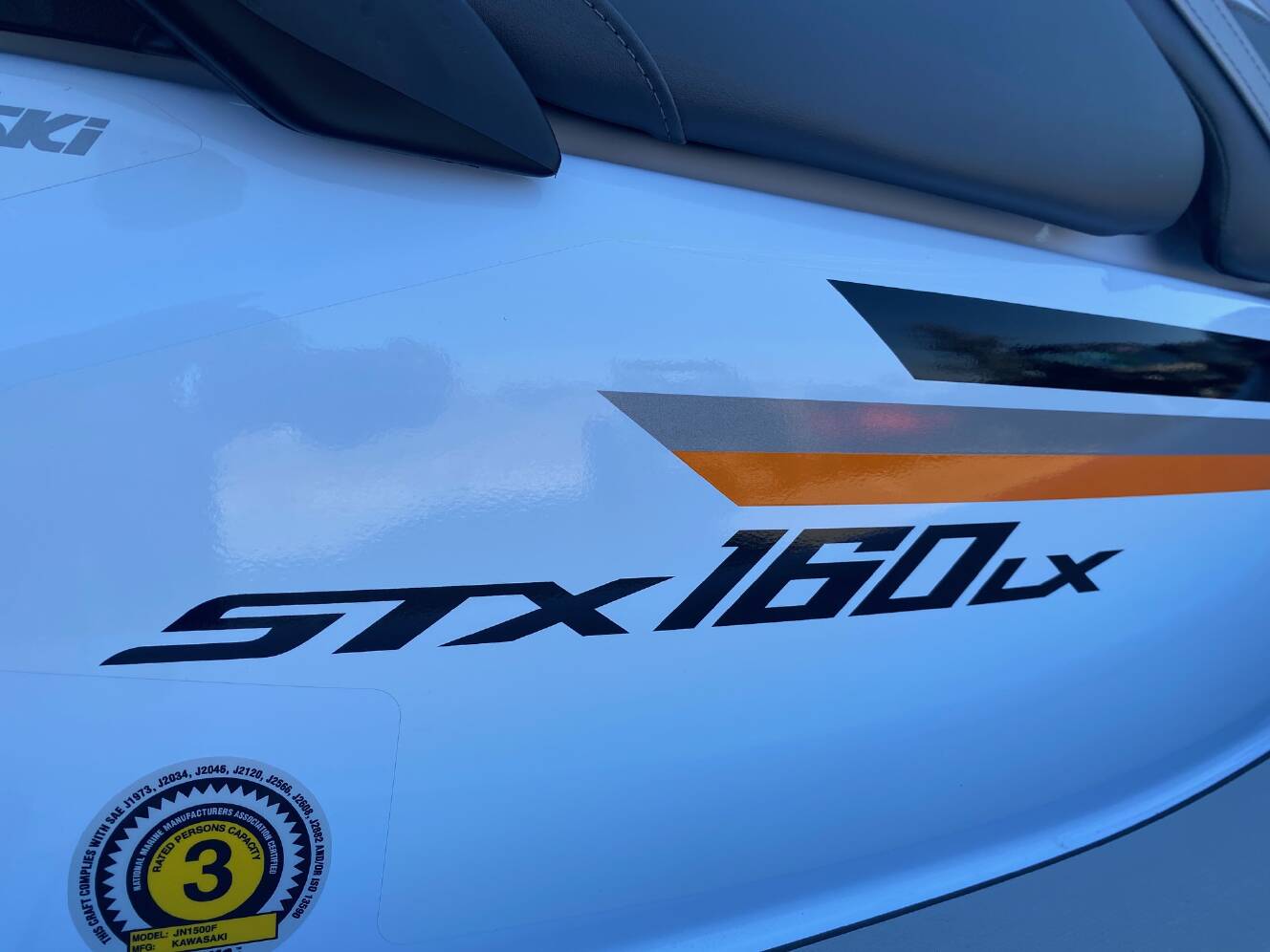 A photo of this 2026 Kawasaki Jet Ski STX 160LX