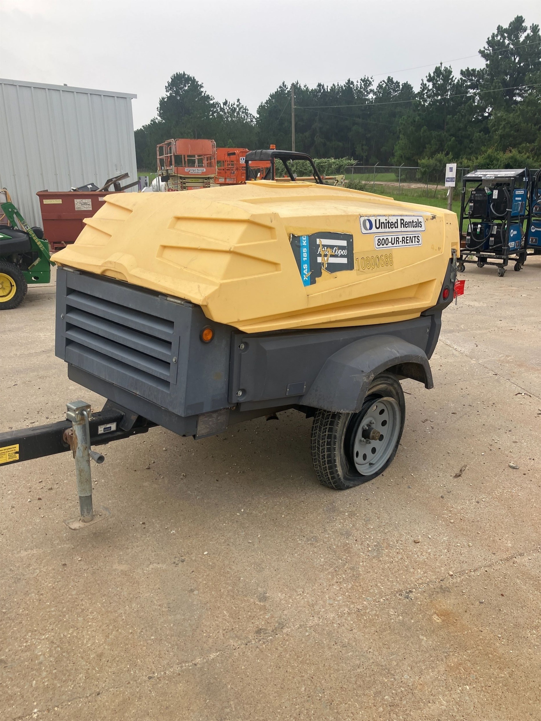 2018 ATLAS COPCO XAS185KD7 T4F Air Compressor in College Station, TX