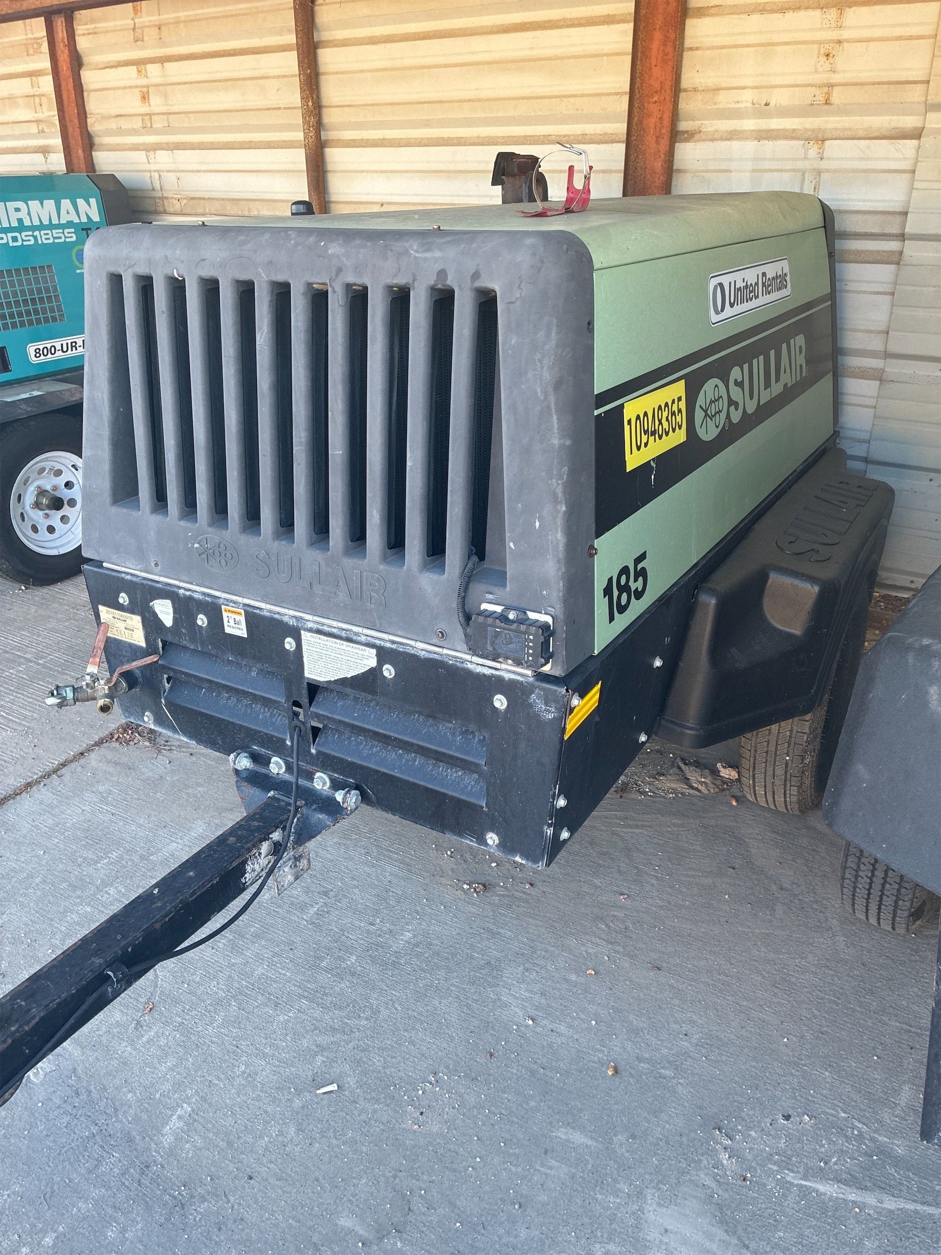 2019 SULLAIR 185DPQ-KU-T3 Air Compressor in College Station, TX