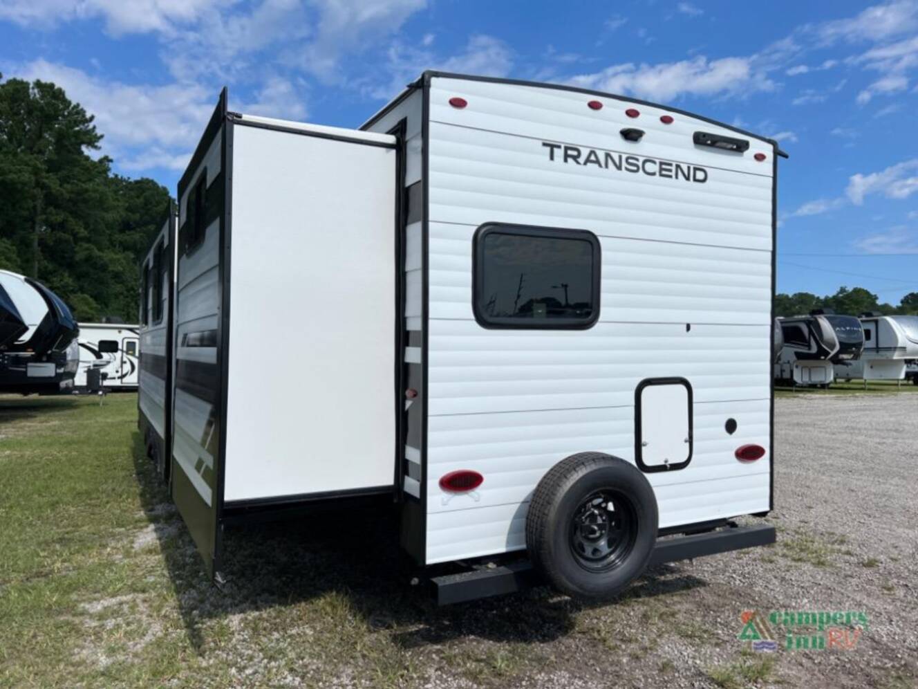 A photo of this 2026 Grand Design Transcend Xplor 335BHT