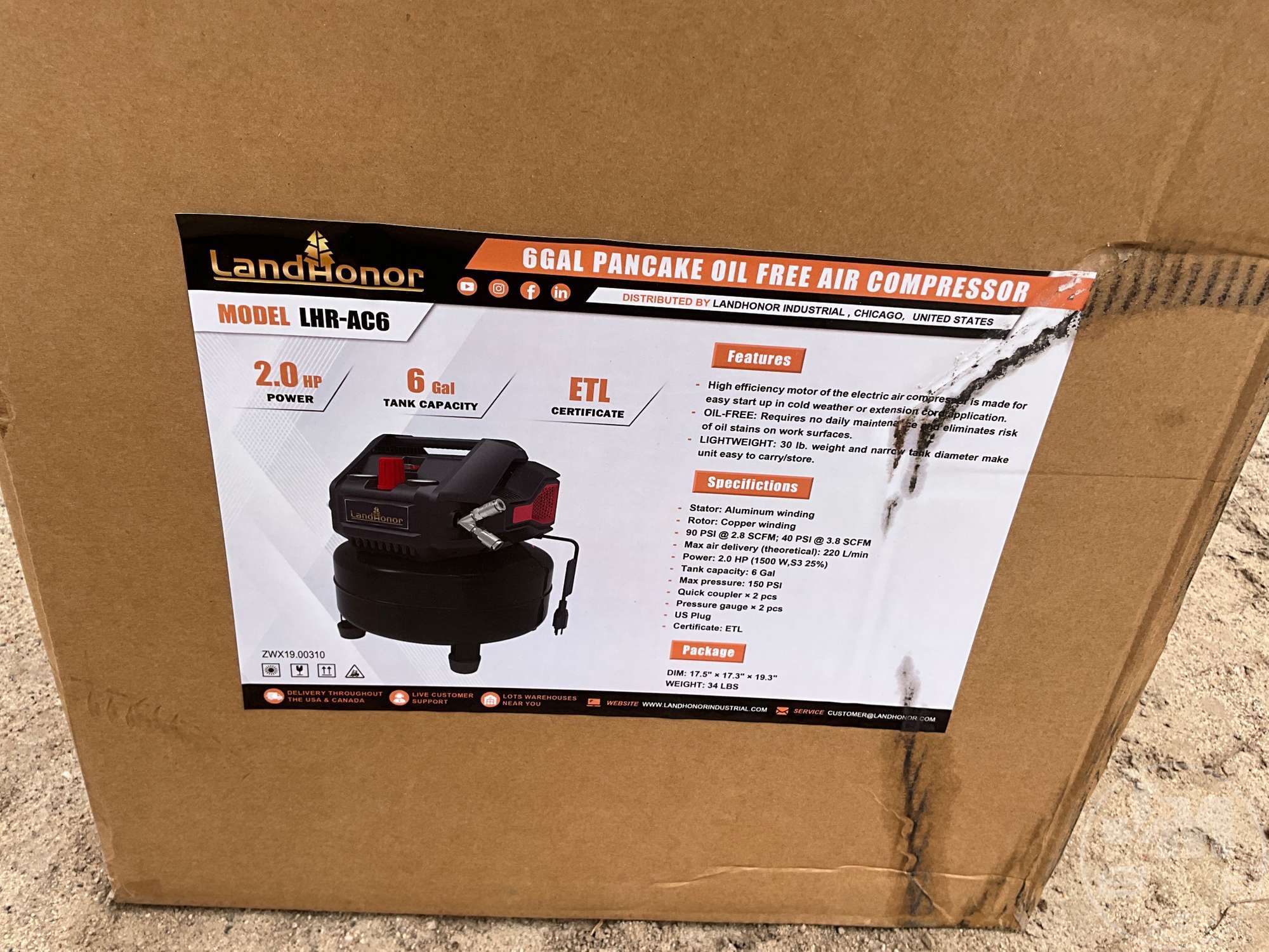 LHR-AC6 Air Compressor