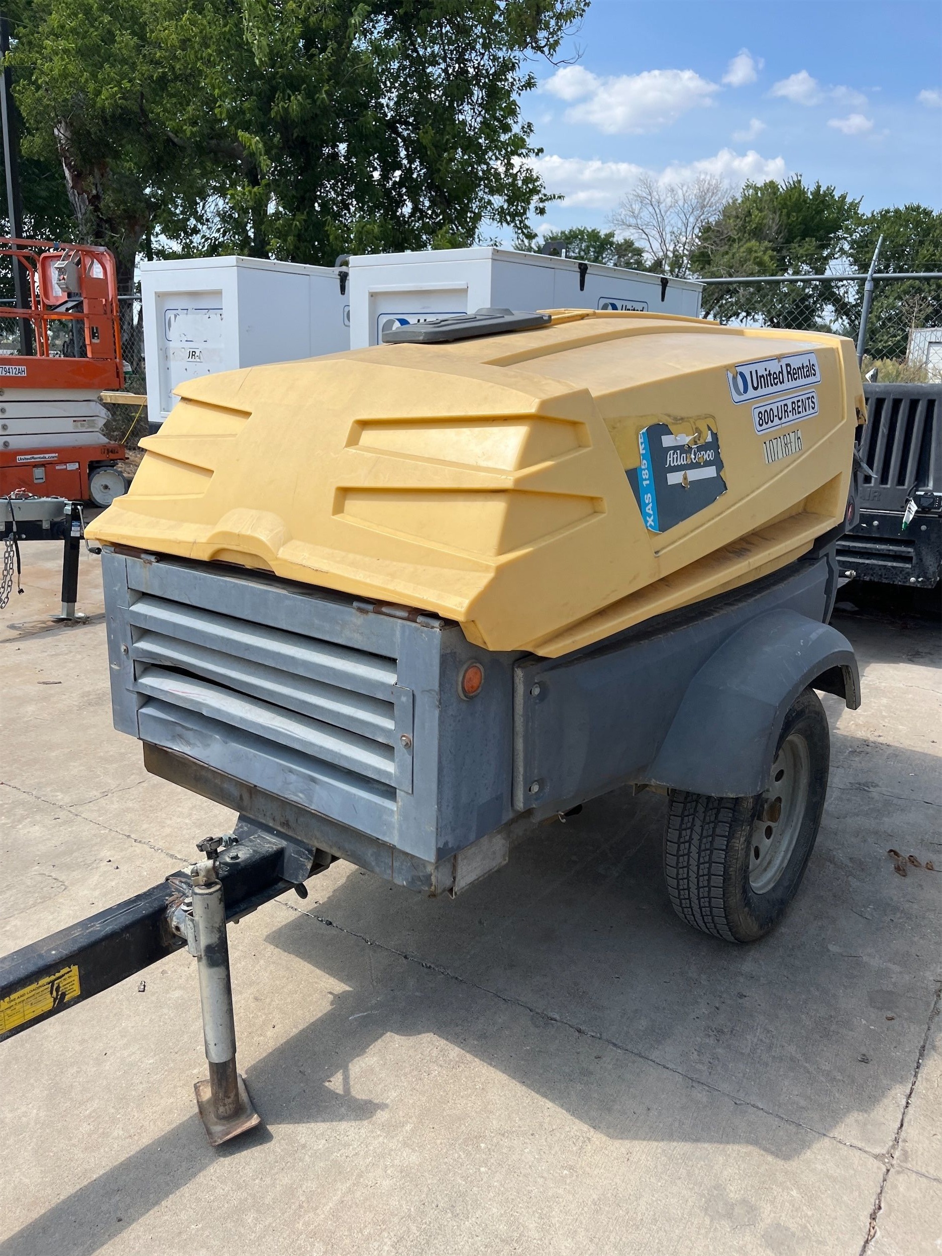 2018 ATLAS COPCO XAS185KD7 T4F Air Compressor in Fort Worth, TX