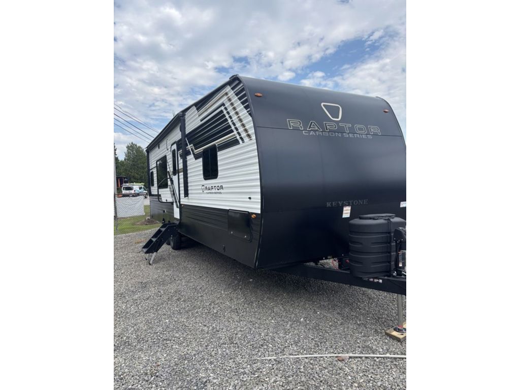 2026 Keystone Rv Raptor Carbon Series 30WFO Travel Trailer Toy Hauler RV
