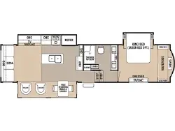 2018 FOREST RIVER CEDAR CREEK HATHAWAY 34RL2
