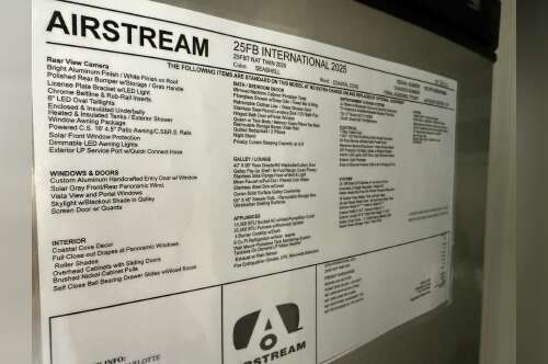 2025 Airstream INTERNATIONAL 25FB TWIN in hartsville SC