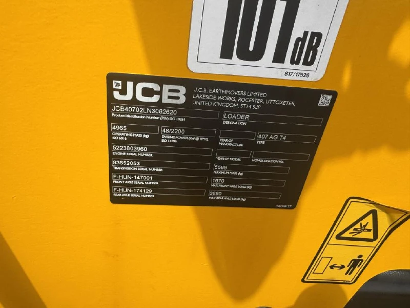2024 JCB 407 Agri
