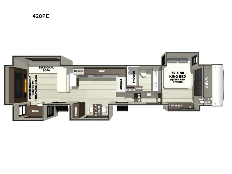 2026 Forest River Rv RiverStone 420RE in bunker hill IN