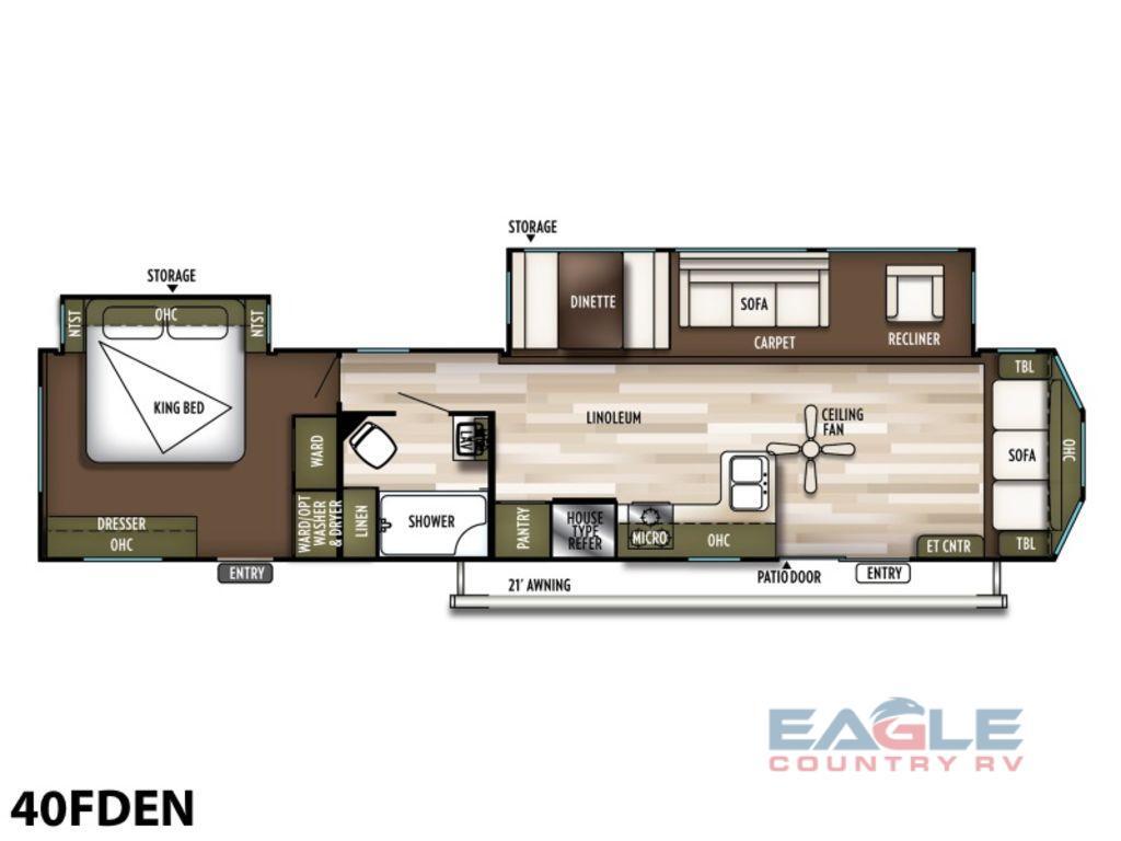2019 Forest River Rv Wildwood DLX 40FDEN in eagle river WI