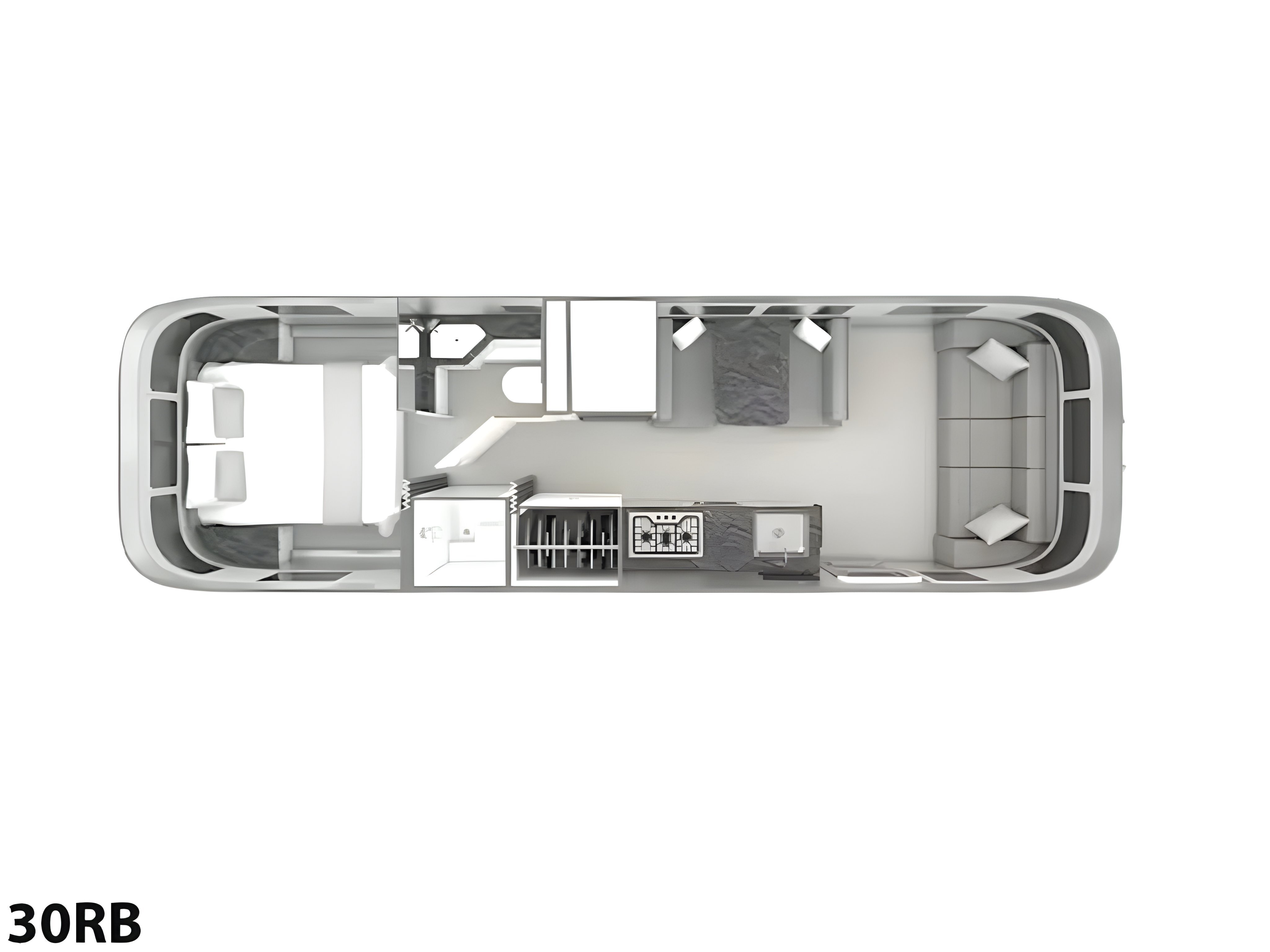A photo of this 2026 Airstream Classic 30RB Queen