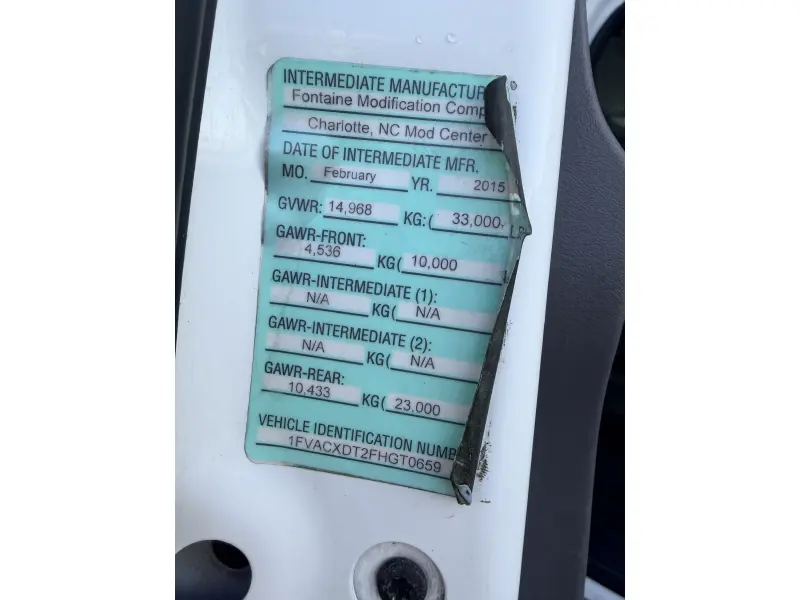 2015 FREIGHTLINER BUSINESS CLASS M2 106