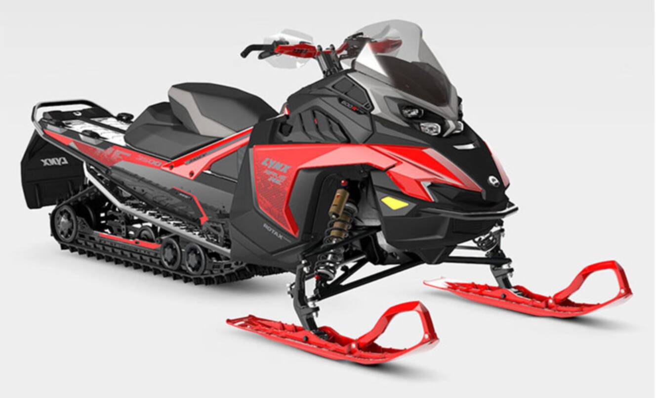 A photo of this 2025 Lynx Rave RE 600R E-TEC Ice Ripper XT 1.5 M.S. / E.S. w/ 10